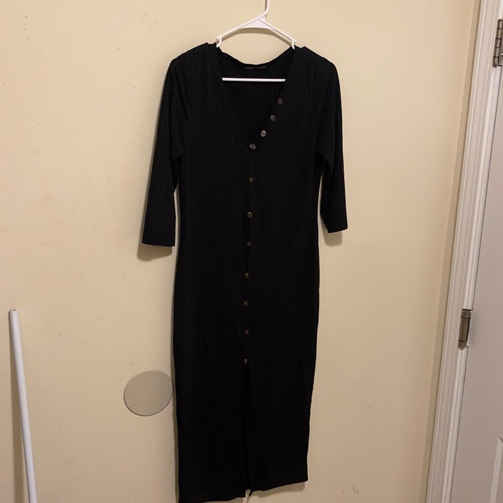 Long, black dress